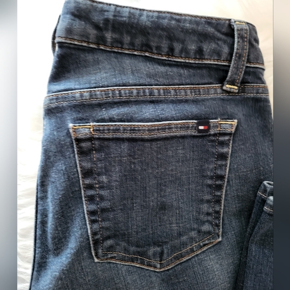 Tommy Hilfiger Blue Denim Jeans Bootcut, Size 8 (32x31) - Picture 6 of 6